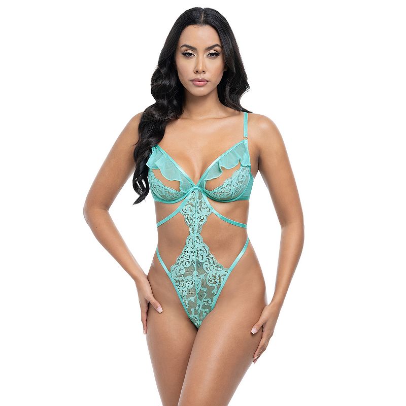 Oh La La Cheri Hannah Teddy Lingerie 51-11372, Women's, Size: Large-XL, Green