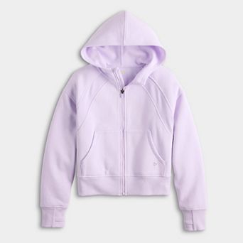 Girls 7-16 Tek Gear® Seamed Zip Front Hooded Jacket