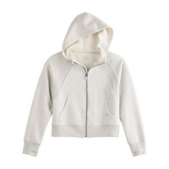 Girls 7-16 Tek Gear® Seamed Zip Front Jacket