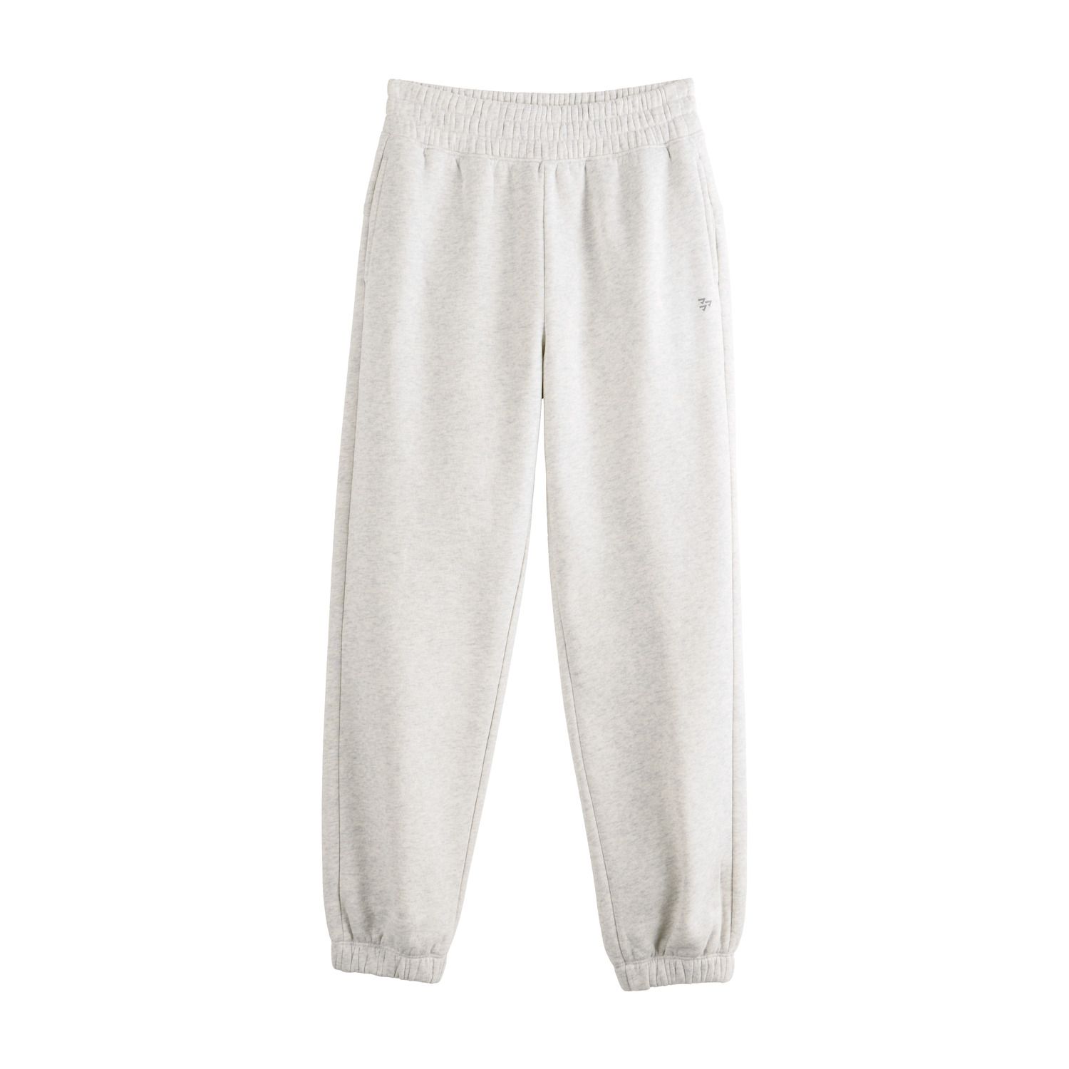 Брюки Tek Gear® Relaxed Fleece Jogger Pants для девочек, цвет: Серый туманный меланжевый
