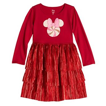 Toddler & Girls 2-12 Jumping Beans® Disney's Minnie Mouse Sensory Adaptive Metallic Tutu Dress