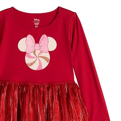 Toddler & Girls 2-12 Jumping Beans® Disney's Minnie Mouse Sensory Adaptive Metallic Tutu Dress