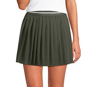 Women's Lands' End Active Woven Pleated Skort