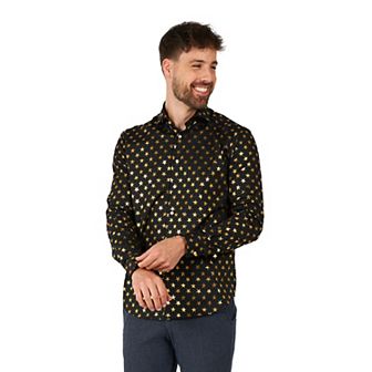 Men's OppoSuits Shiny Stars Slim-Fit Button-Down Shirt