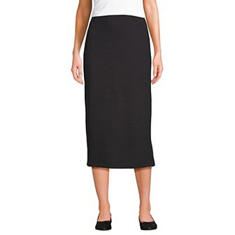 Women's Lands' End Starfish Side Zip Midi Skirt