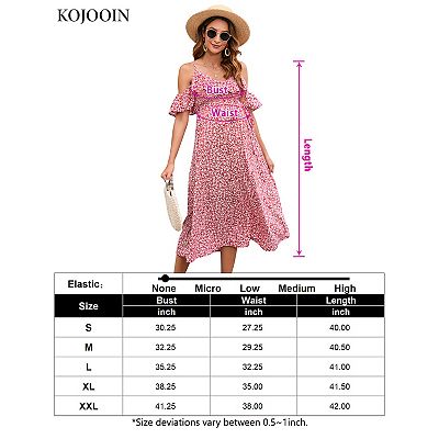 Women's Maternity Dress Ruffles Short Sleeve Spaghetti Strap Floral Dress  Tiered Flowy Dress