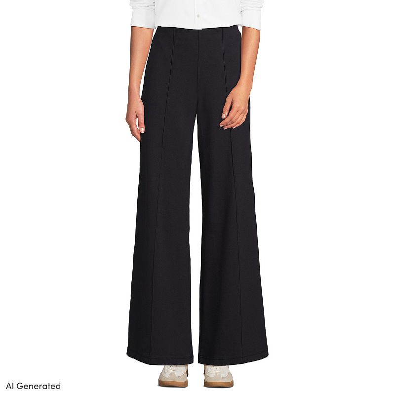 Women's Lands' End Starfish High Rise Palazzo Pants,