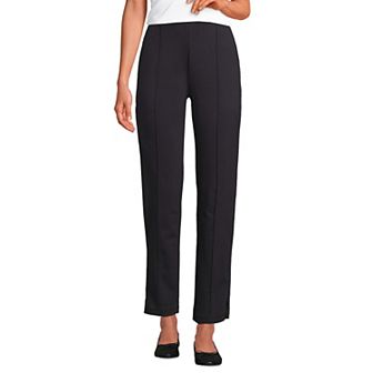 Petite Lands' End Starfish High Rise Pintuck Pencil Ankle Pants