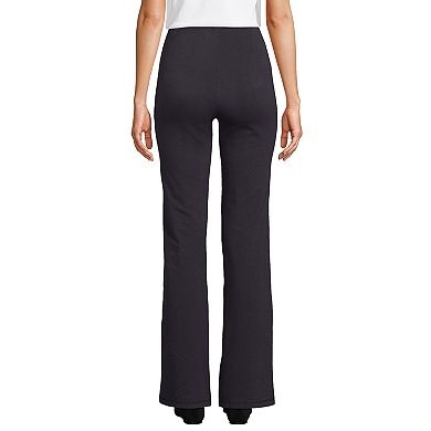 Petite Lands' End High Rise Pintuck Bootcut Pants