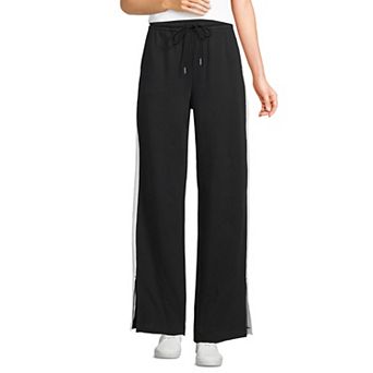 Women's Lands' End Sport Knit High Rise Relaxed Straight Leg Pants