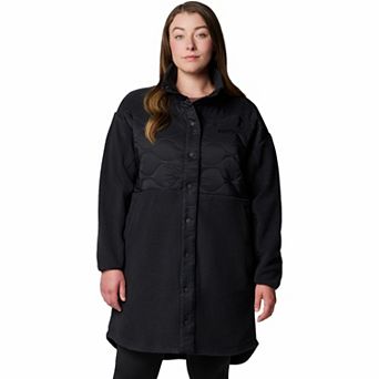 Plus Size Columbia Cloud Point Long Fleece Jacket