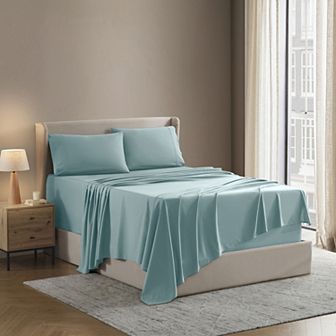 Hearth & Harbor 6 pc Sheet Set - 21 inch Deep Pocket Fitted Sheet