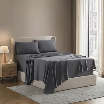 Hearth & Harbor 6 pc Sheet Set - 21 inch Deep Pocket Fitted Sheet