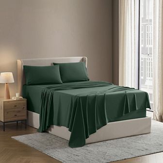Hearth & Harbor 6 pc Sheet Set - 21 inch Deep Pocket Fitted Sheet