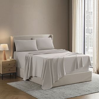 Hearth & Harbor 6 pc Sheet Set - 21 inch Deep Pocket Fitted Sheet