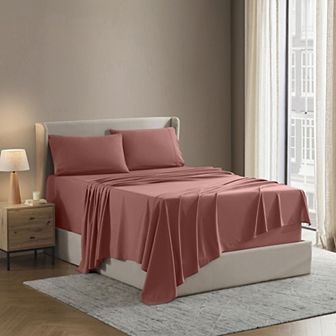 Hearth & Harbor 6 pc Sheet Set - 21 inch Deep Pocket Fitted Sheet