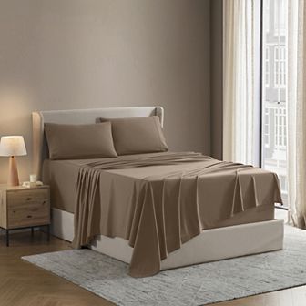 Hearth & Harbor 6 pc Sheet Set - 21 inch Deep Pocket Fitted Sheet