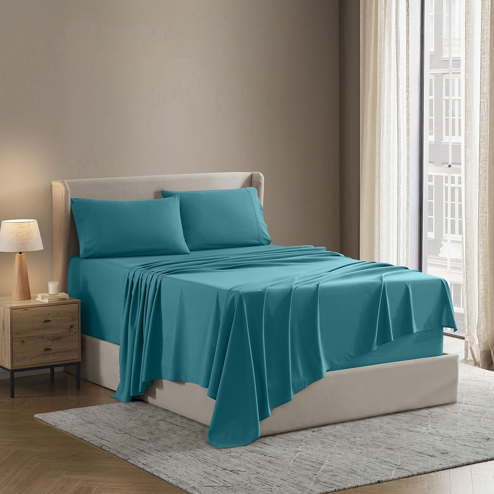 Hearth & Harbor 6 Piece Sheet Set - 21 inch Deep Pocket Fitted Sheet