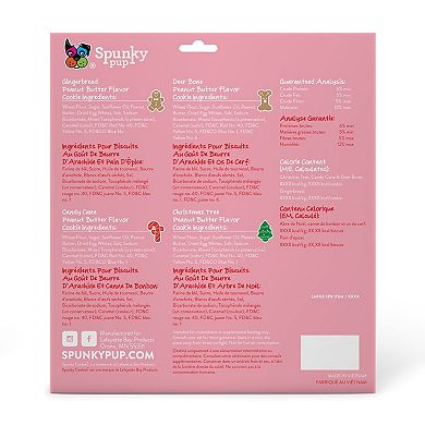 Spunky Pup 11-Piece Holiday Assorted Frosted Cookie Dog Treat Set