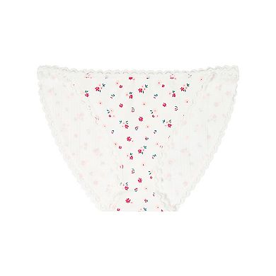 Juniors' SO® 3 Pack Seamless Pointelle Bikini Panties Set SO75-101P3