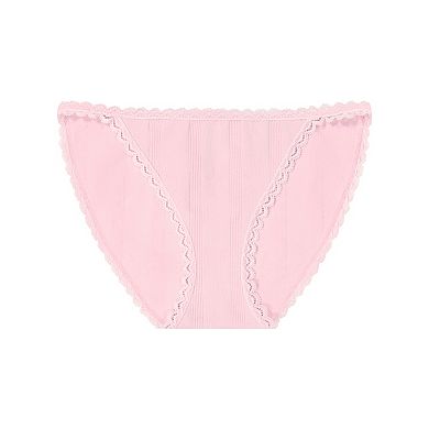 Juniors' SO® 3 Pack Seamless Pointelle Bikini Panties Set SO75-101P3