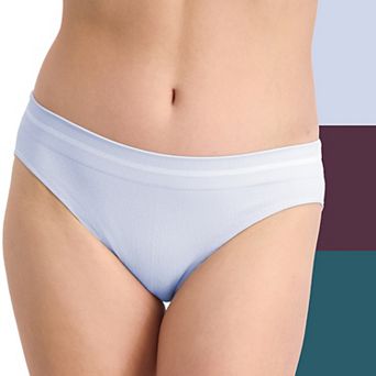 Juniors' SO® 3 Pack Seamless Ribbed Bikini Panties Set SO75-102P3