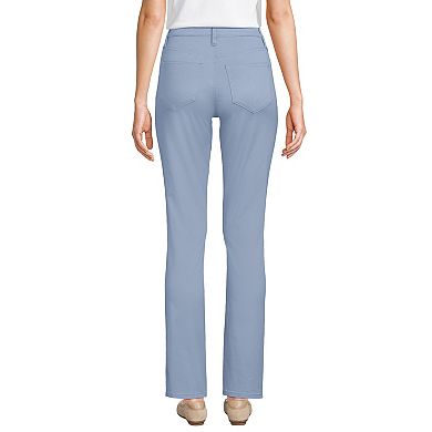 Women's Regular Lands' End Stretch Chino High Rise Slim Pants