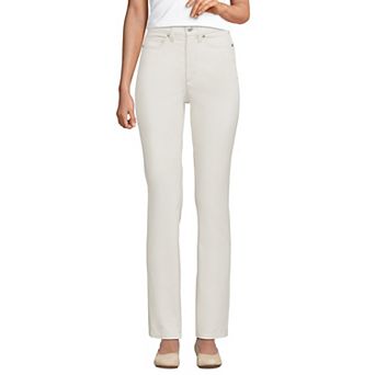 Women's Lands' End Stretch Chino High Rise Slim Pants