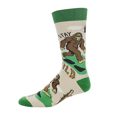 Men's Crew Socks - Stay Wild