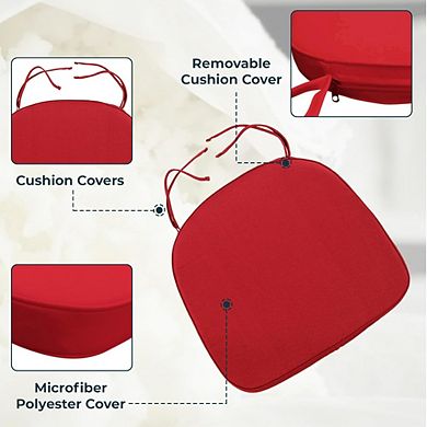 LeisureMod Modern Dining Chair Cushion Pads