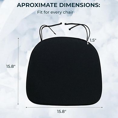 LeisureMod Modern Dining Chair Cushion Pads