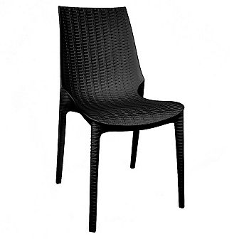 LeisureMod Kent Outdoor Dining Chair, Set of 2