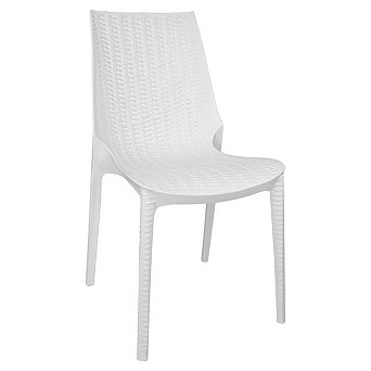 LeisureMod Kent Outdoor Dining Chair, Set of 2