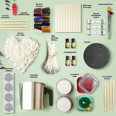 Craftbud 108 Piece Candle Making Kit for Adults & Kids