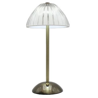 Acrylic Shade Cordless Rechargeable LED Touch Lamp