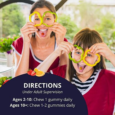 NuBest Probiotic Gummies, 5 Billion CFUs Probiotics For Ages 2+, 60 Sugar-Free Gummies