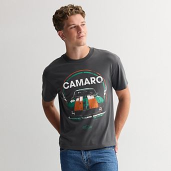 Men's Vintage Camaro Stamp Boxy Graphic Tee