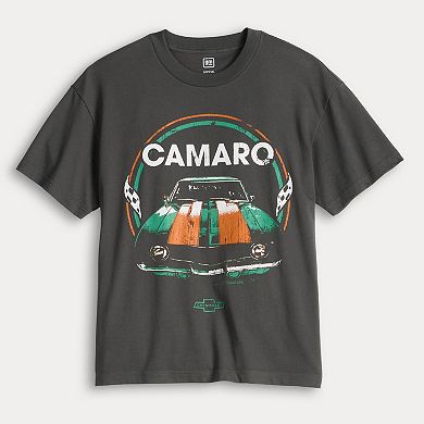 Men's Vintage Camaro Stamp Boxy Graphic Tee