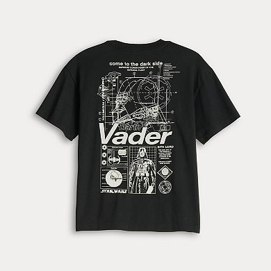 Men's Star Wars Darth Vader Come To The Dark Side Boxy Graphic Tee