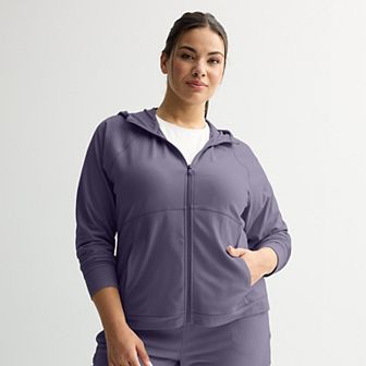 Plus Size Tek Gear® Essential Hooded Jacket