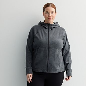 Plus Size Tek Gear® Essential Hooded Jacket