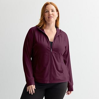 Plus Size Tek Gear® Essential Hooded Jacket