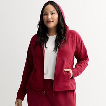 Plus Size Tek Gear® Essential Hooded Jacket