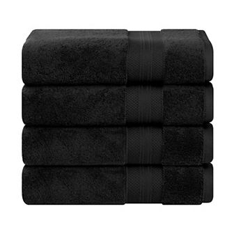SUPERIOR Aria 4 pc Turkish Cotton Heavyweight Bath Towel Set