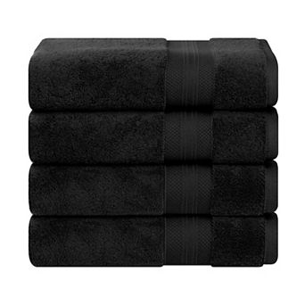 SUPERIOR Aria 4 pc Turkish Cotton Heavyweight Bath Towel Set