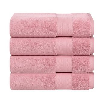 SUPERIOR Aria 4 pc Turkish Cotton Heavyweight Bath Towel Set