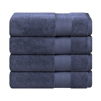 SUPERIOR Aria 4 pc Turkish Cotton Heavyweight Bath Towel Set