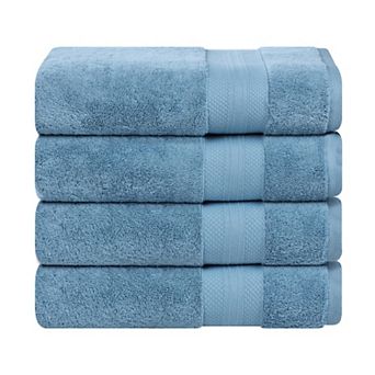 SUPERIOR Aria 4 pc Turkish Cotton Heavyweight Bath Towel Set