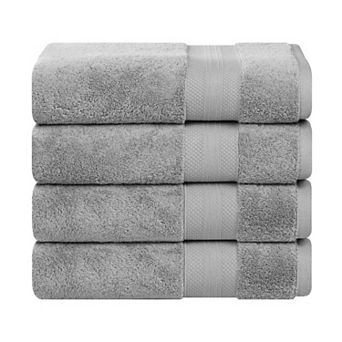 SUPERIOR Aria 4 pc Turkish Cotton Heavyweight Bath Towel Set