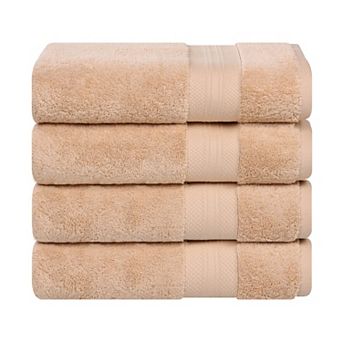 SUPERIOR Aria 4 pc Turkish Cotton Heavyweight Bath Towel Set